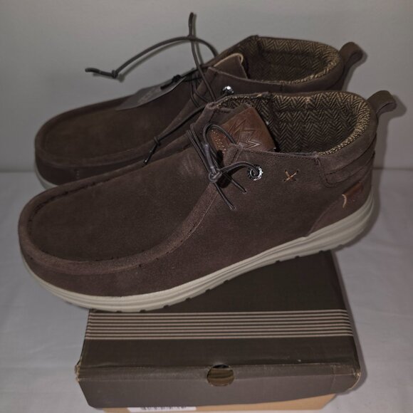Mucho Mahalo, Kona Chukka Chocolate Suede Men's US Size 12M - Picture 3 of 6